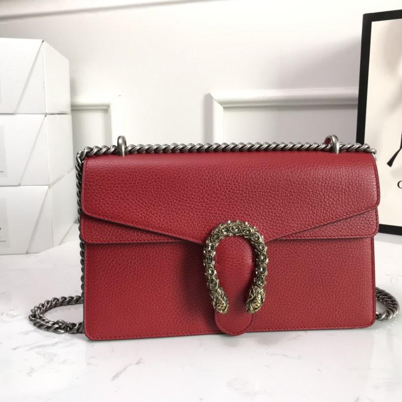 Gucci Dionysus Leather Shoulder Bag(28-18-9cm)   - DopestKickz