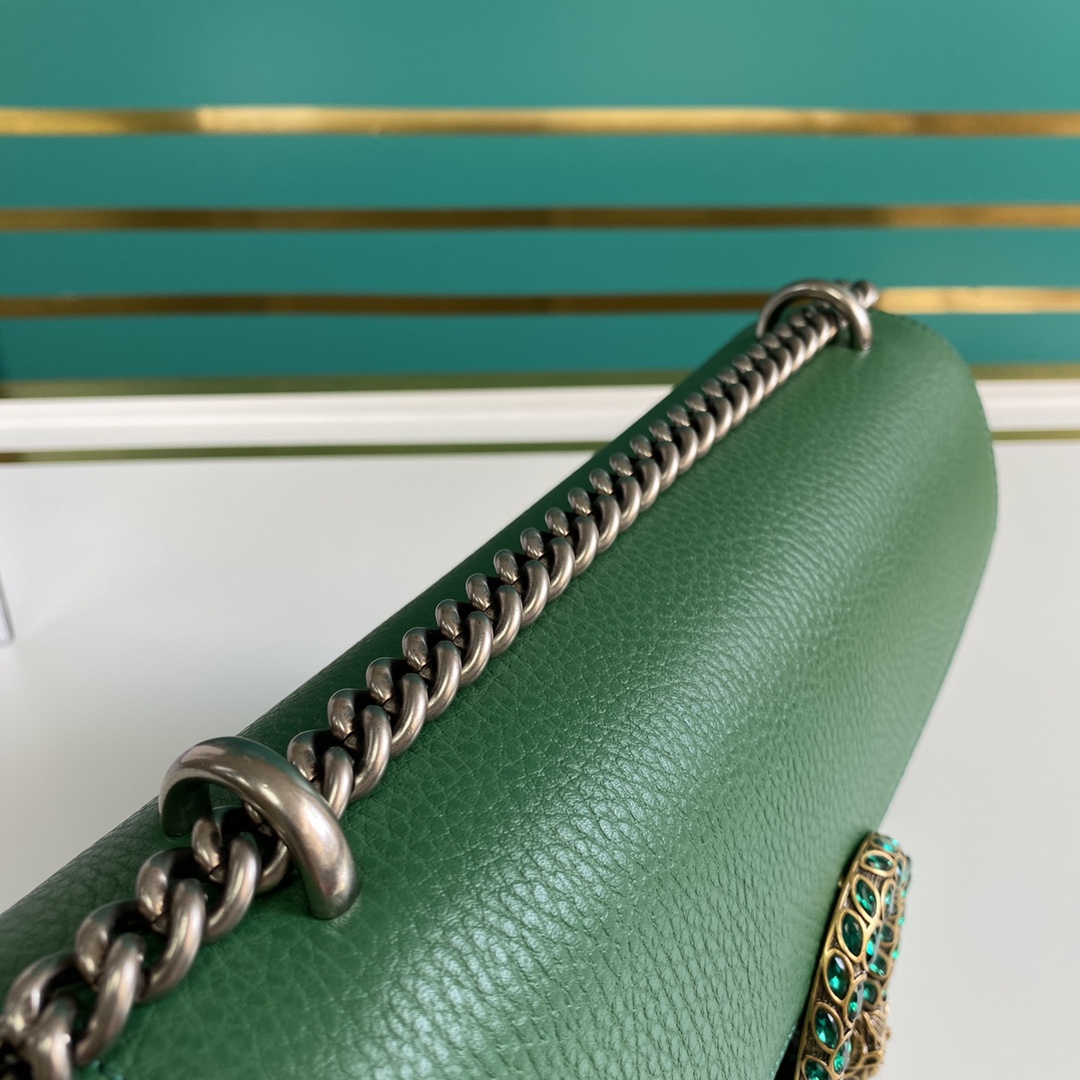 Gucci Dionysus leather shoulder bag(28-17-9cm)   - DopestKickz