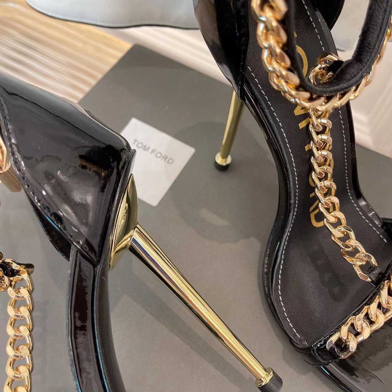 Tom Ford Chain-Embellished Sandals - DopestKickz