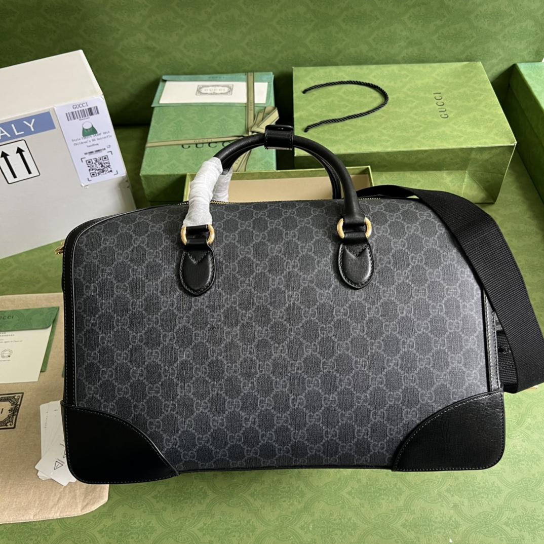 Gucci Duffle Bag With Interlocking G(42-26-24cm) - DopestKickz