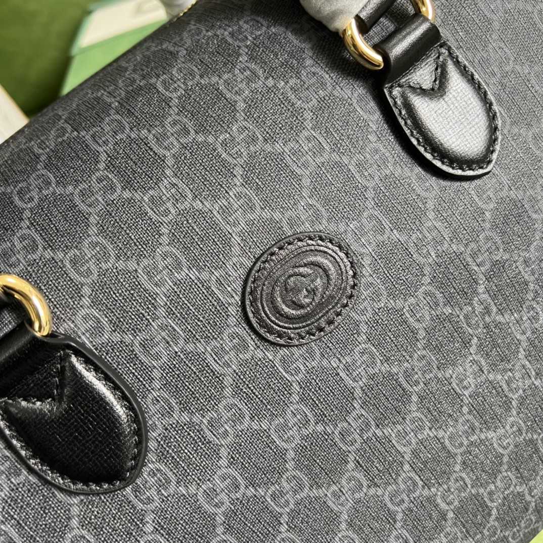Gucci Duffle Bag With Interlocking G(42-26-24cm) - DopestKickz