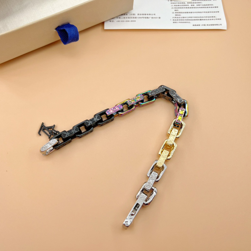 Louis Vuitton Paradise Chain Bracelet   M0070L - DopestKickz