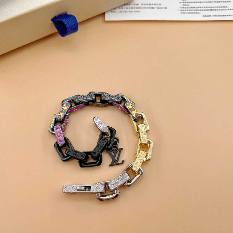 Louis Vuitton Paradise Chain Bracelet   M0070L - DopestKickz