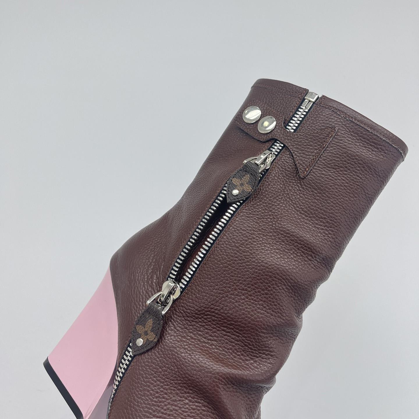 Louis Vuitton Patti Wedge Half Boot - DopestKickz