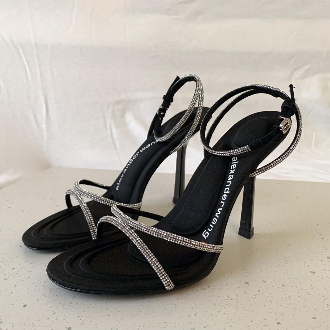Alexander Wang Dahlia 105 Sandal In Crystal - DopestKickz