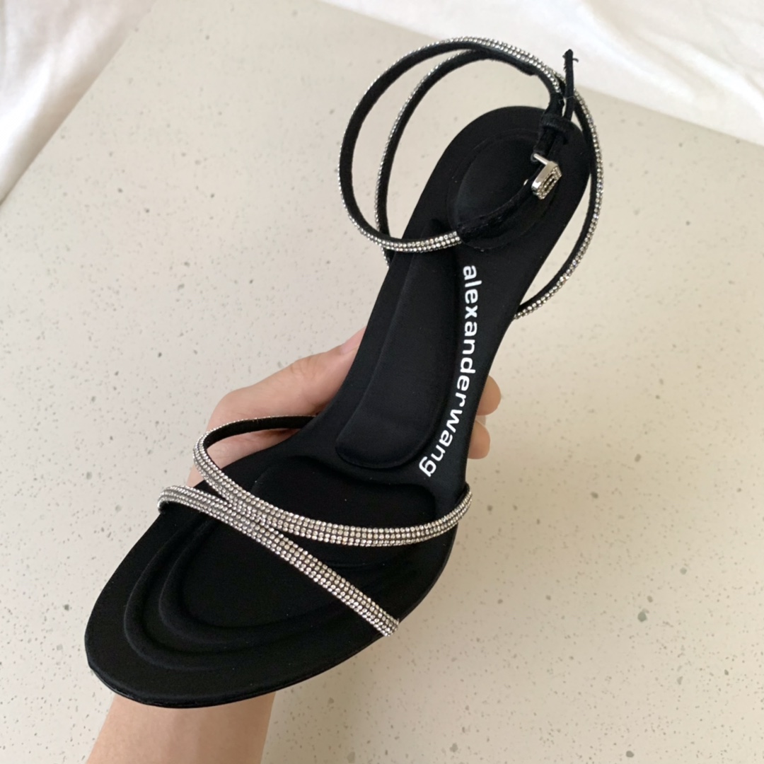 Alexander Wang Dahlia 105 Sandal In Crystal - DopestKickz
