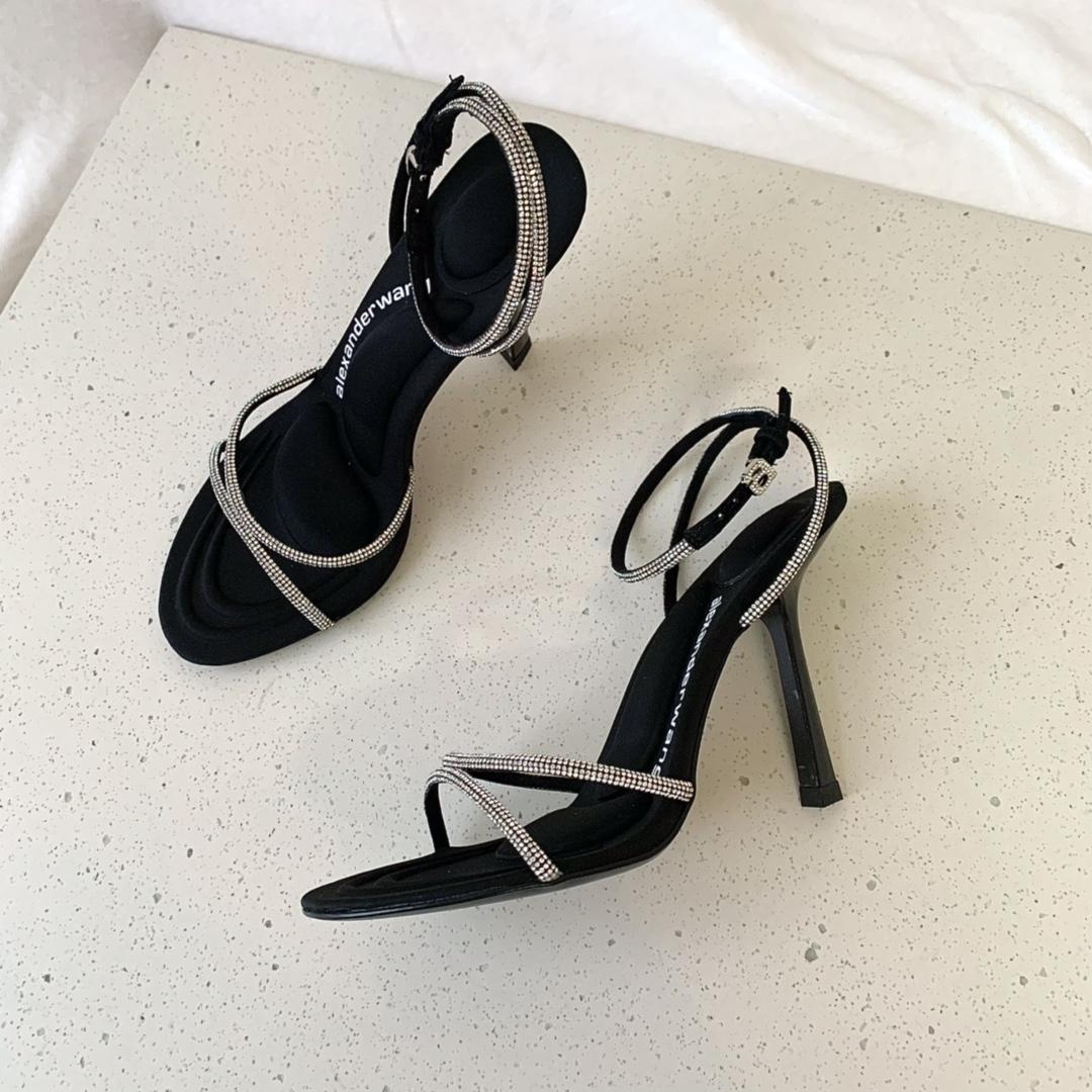 Alexander Wang Dahlia 105 Sandal In Crystal - DopestKickz