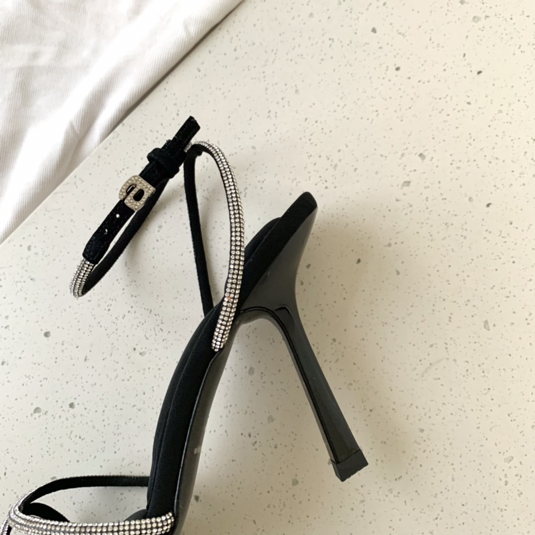 Alexander Wang Dahlia 105 Sandal In Crystal - DopestKickz