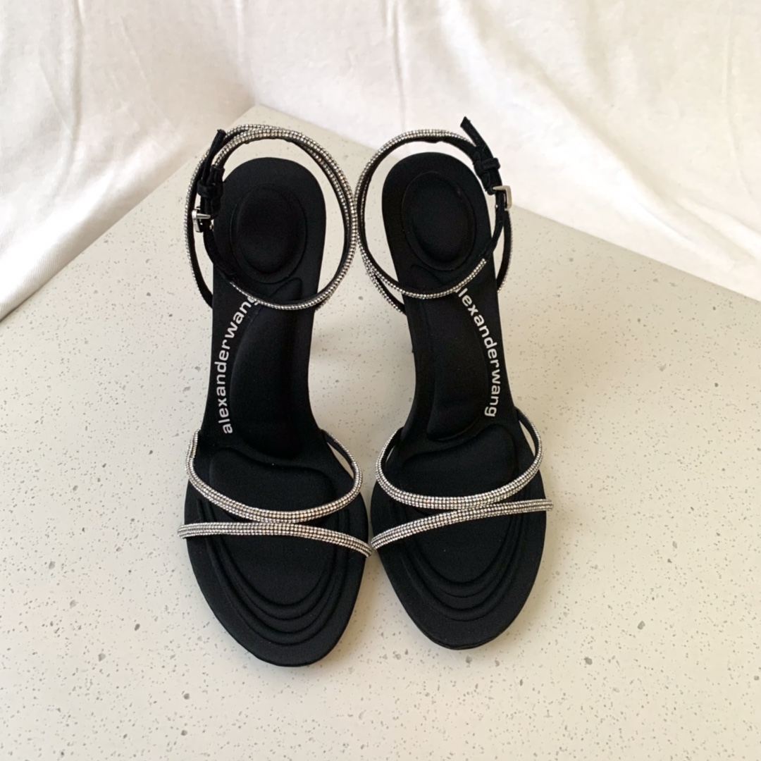 Alexander Wang Dahlia 105 Sandal In Crystal - DopestKickz