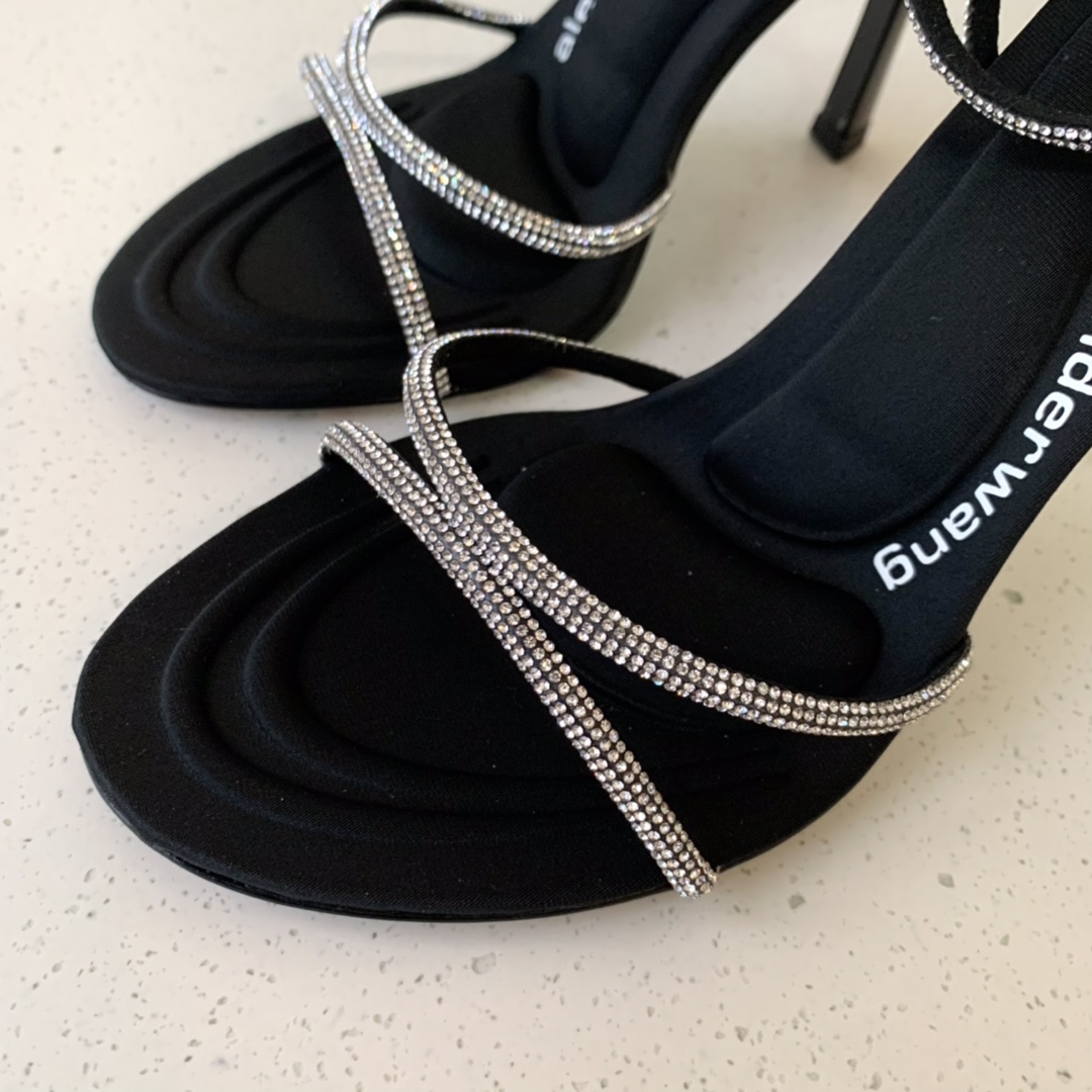 Alexander Wang Dahlia 105 Sandal In Crystal - DopestKickz