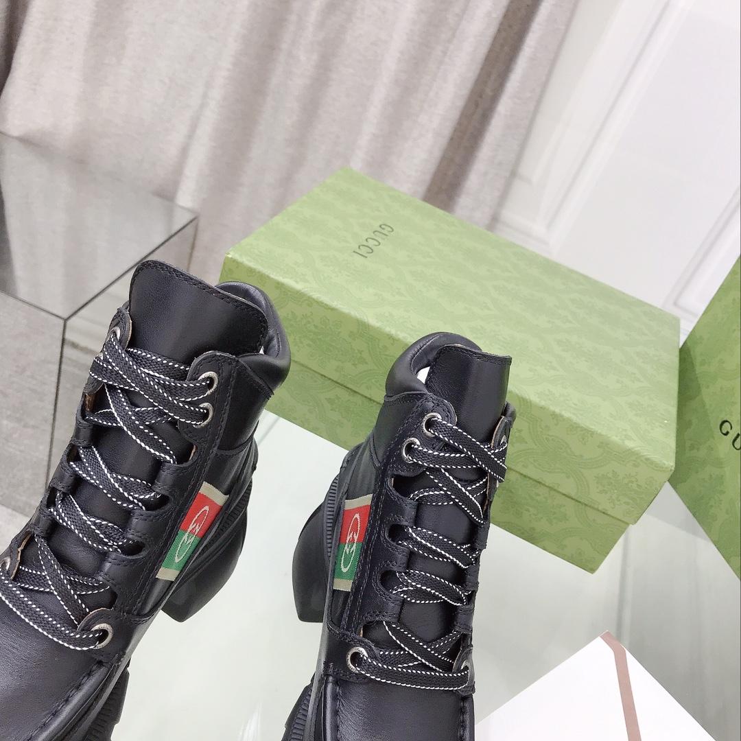 Gucci Women's Ankle Boot With Interlocking G - DopestKickz