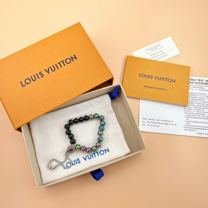 Louis Vuitton LV Beads Bracelet  - DopestKickz