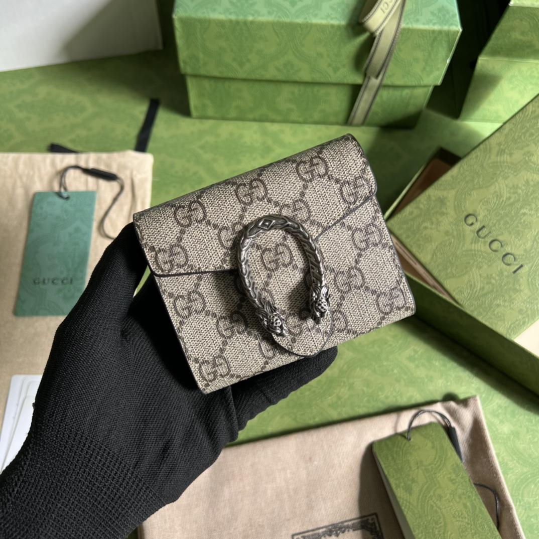 Gucci Dionysus Card Case Wallet(11-9.5-3CM) - DopestKickz