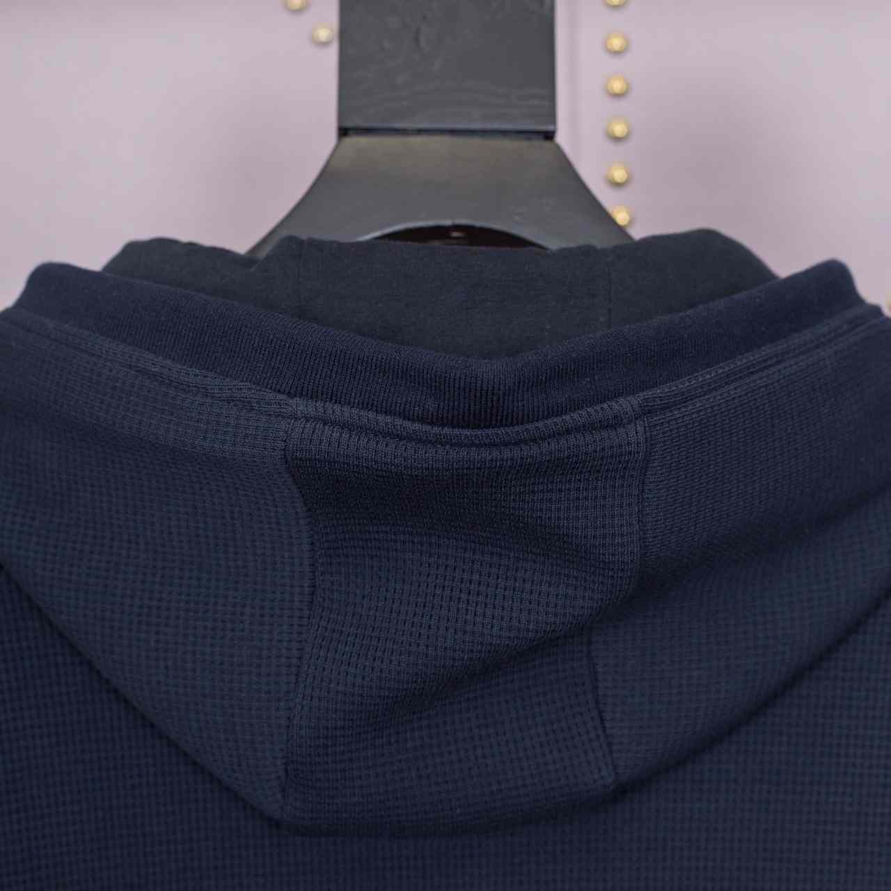Thom Browne 4-Bar Zip-Up Cotton Hoodie - DopestKickz