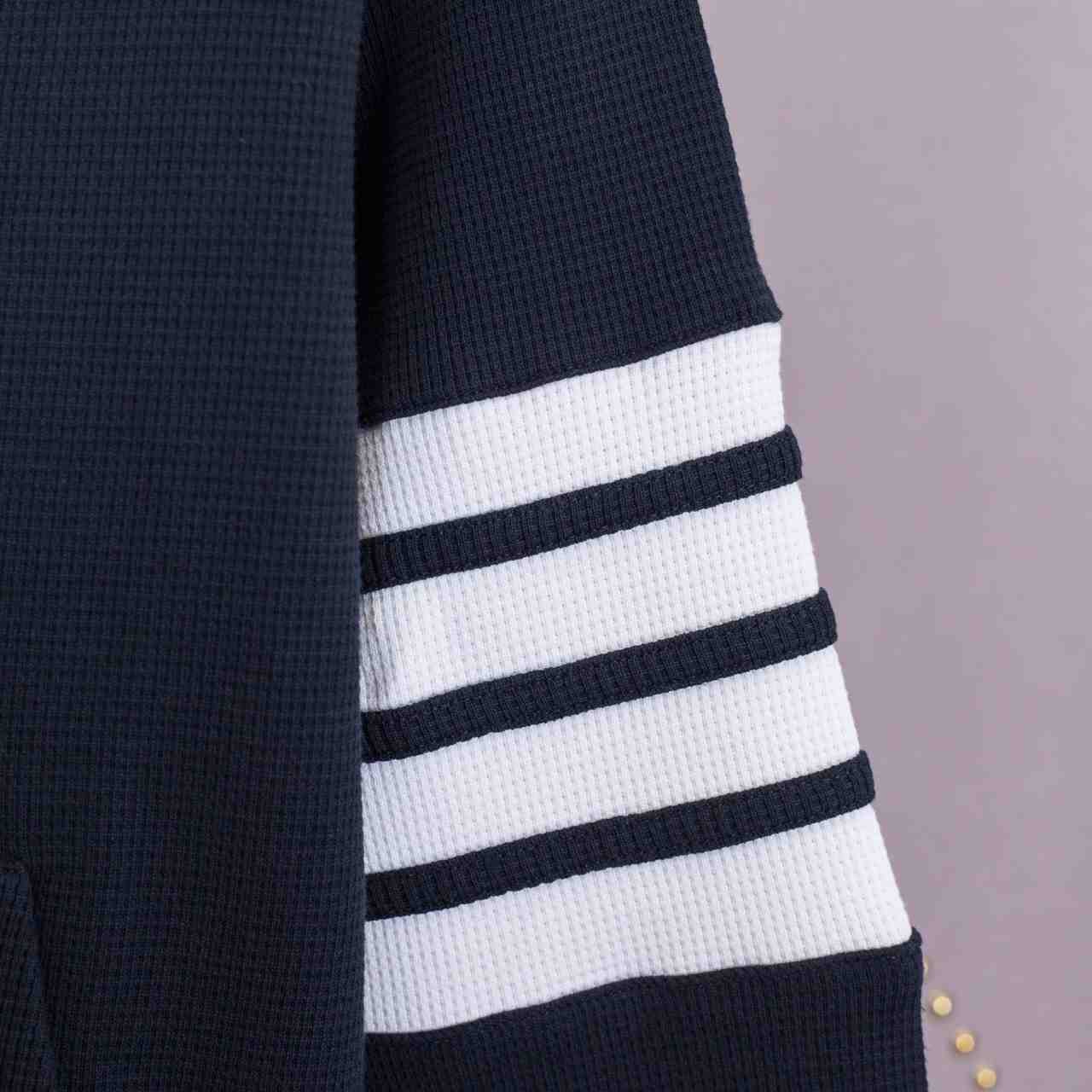 Thom Browne 4-Bar Zip-Up Cotton Hoodie - DopestKickz