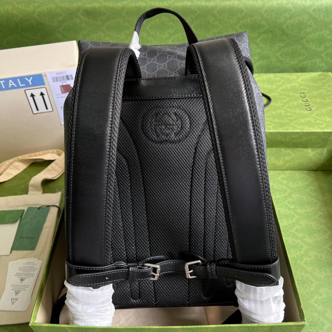 Gucci Medium Backpack With Interlocking G(26-43-18cm) - DopestKickz