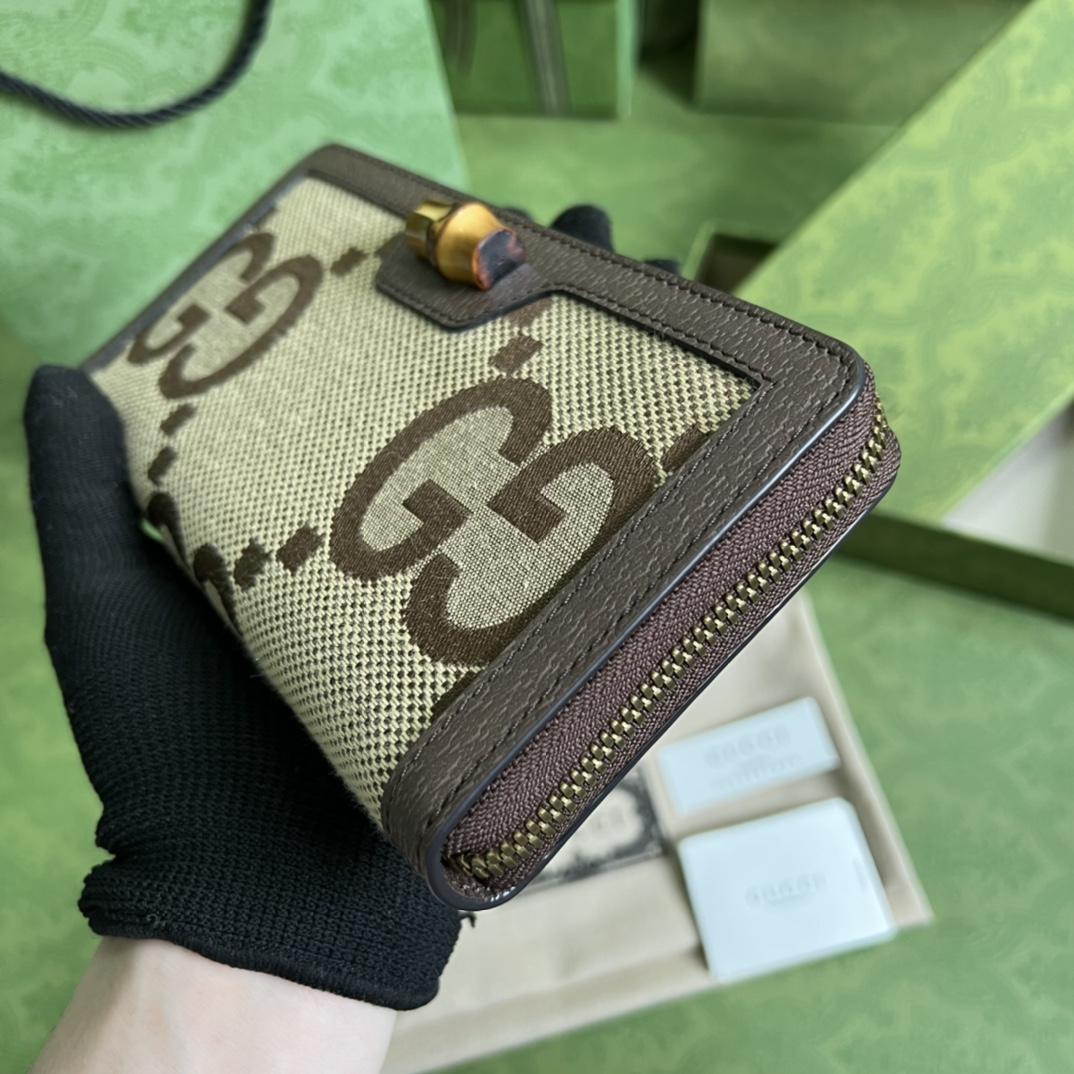 Gucci Diana Jumbo GG Wallet(19*10*3cm)    - DopestKickz