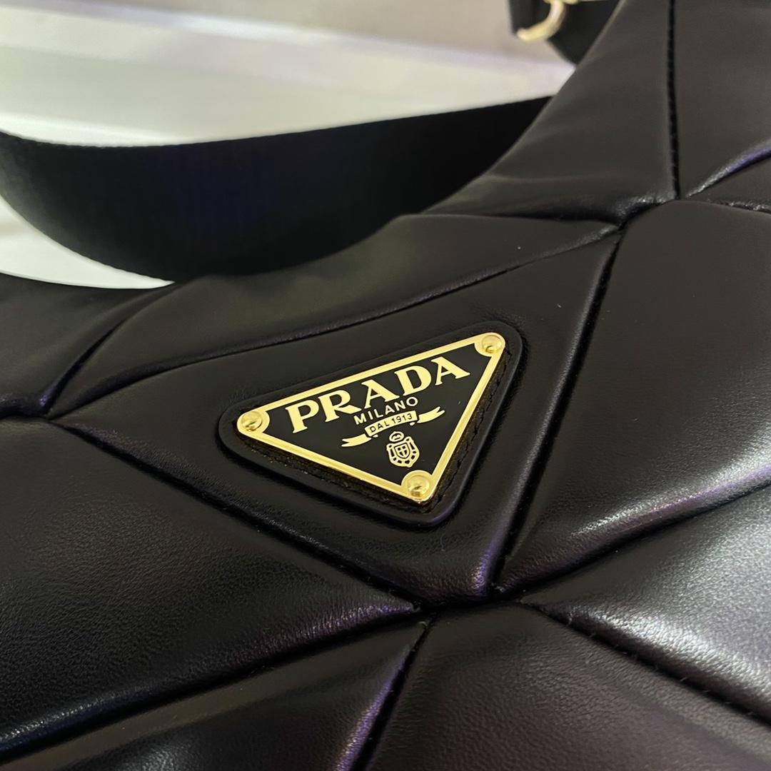 Prada System Patchwork Shoulder Bag(24*17*7cm) - DopestKickz