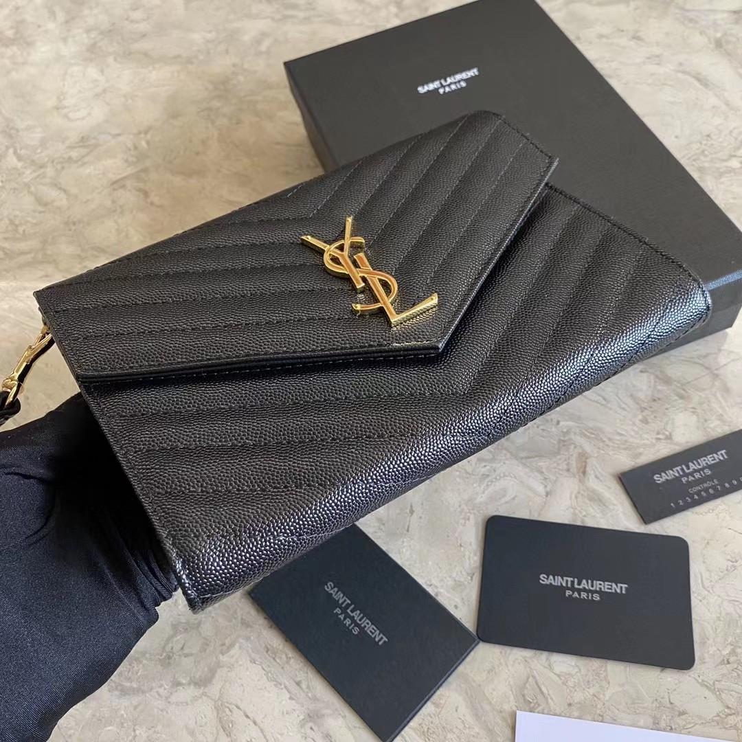 Saint Laurent Monogramme Quilted Textured-Leather Pouch(21-16-3CM) - DopestKickz