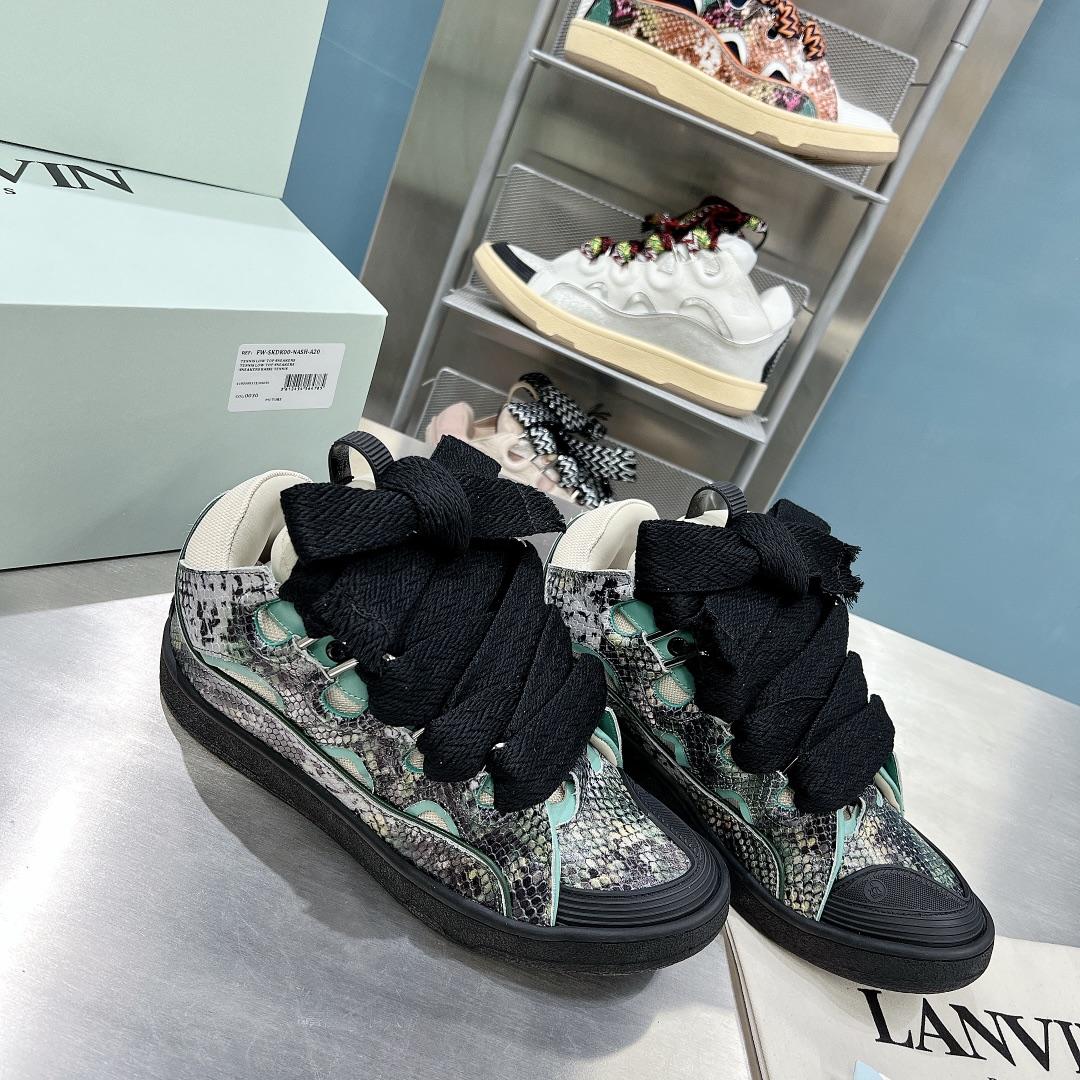 Lanvin Curb Low-Top Sneakers - DopestKickz