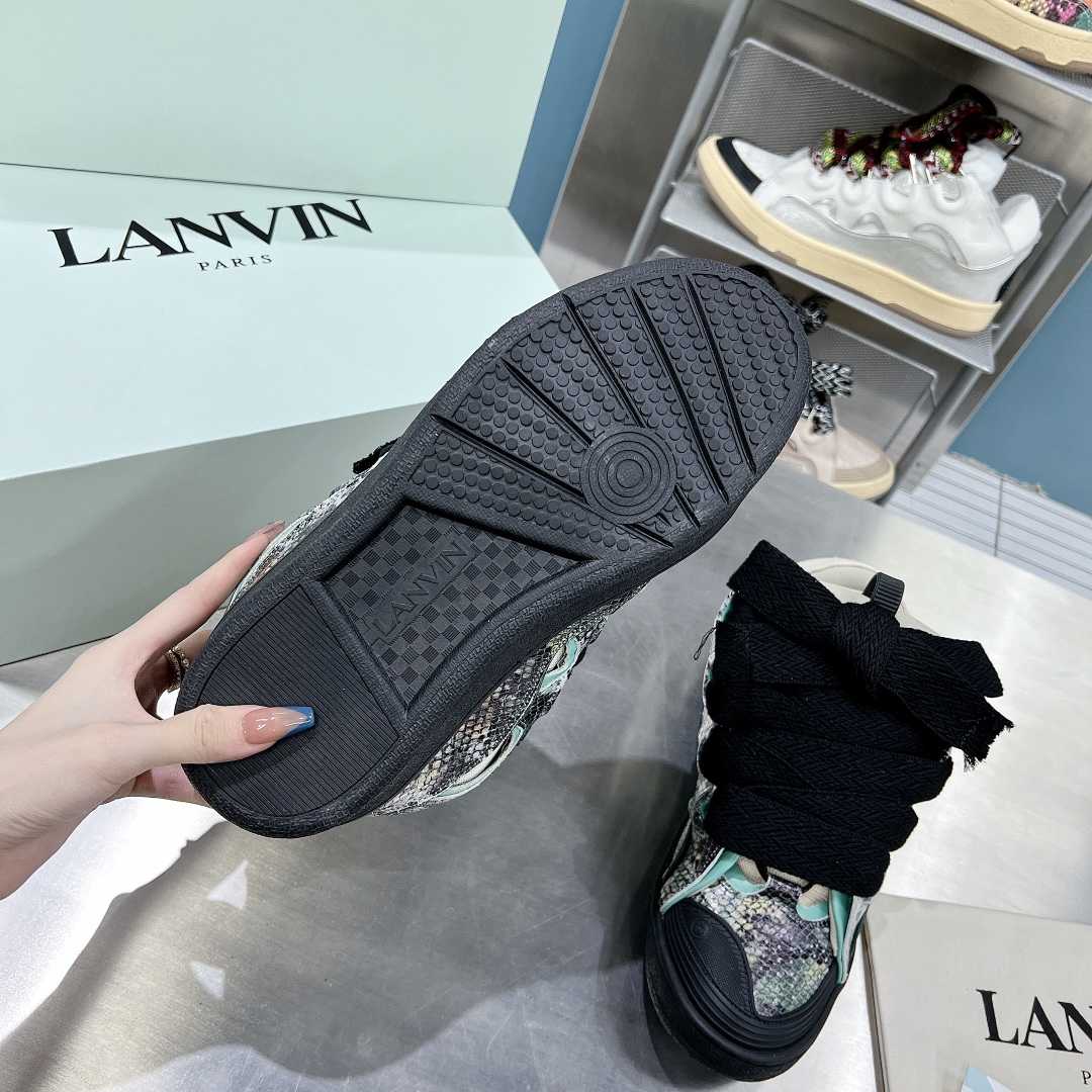 Lanvin Curb Low-Top Sneakers - DopestKickz