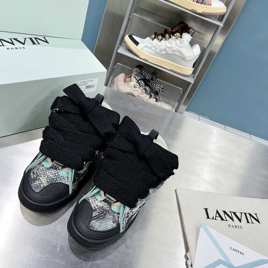 Lanvin Curb Low-Top Sneakers - DopestKickz