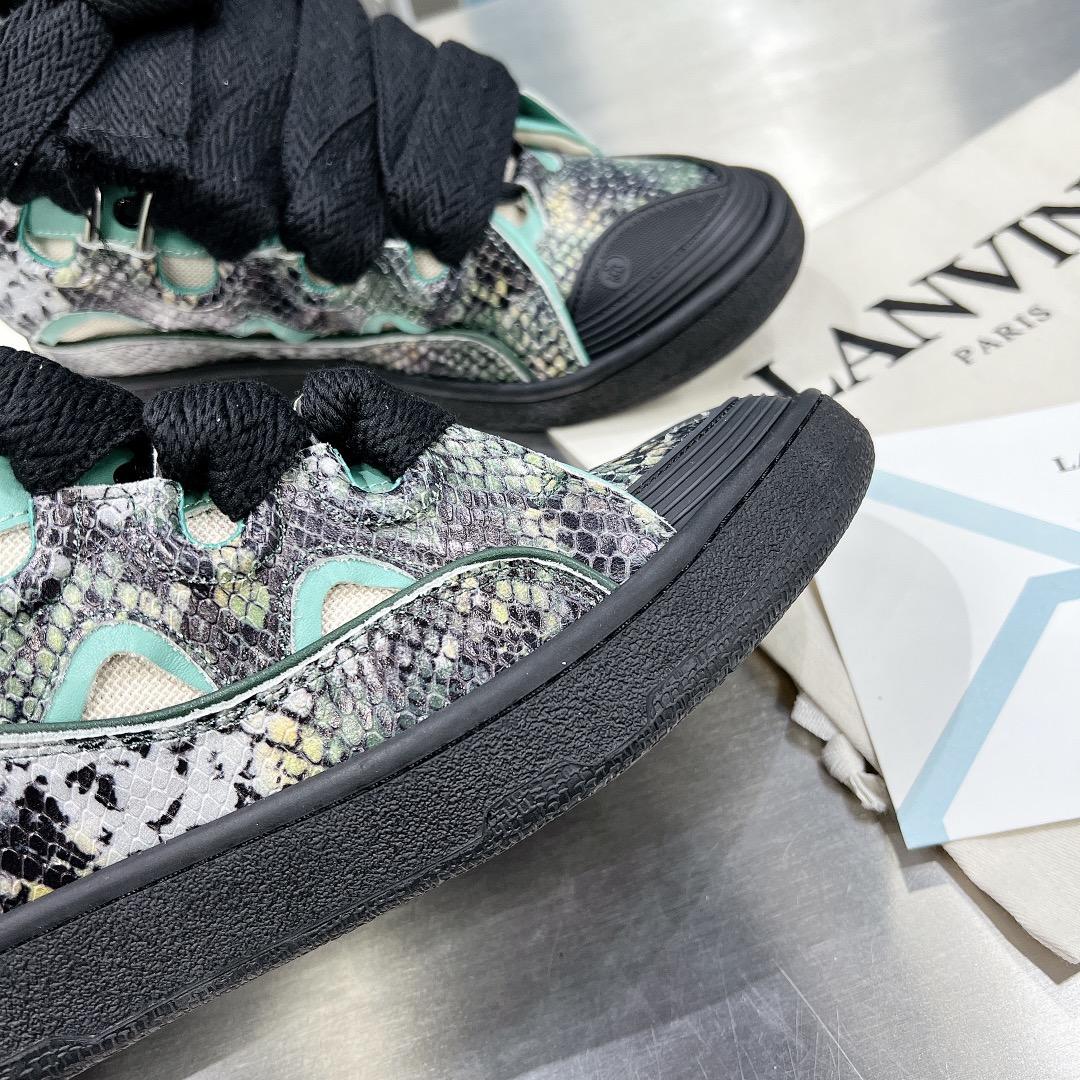 Lanvin Curb Low-Top Sneakers - DopestKickz