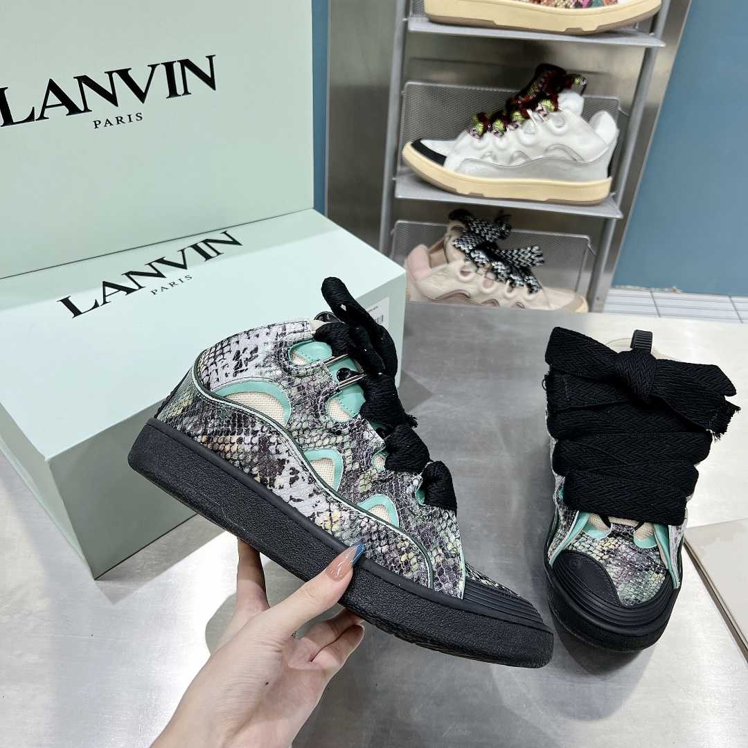 Lanvin Curb Low-Top Sneakers - DopestKickz