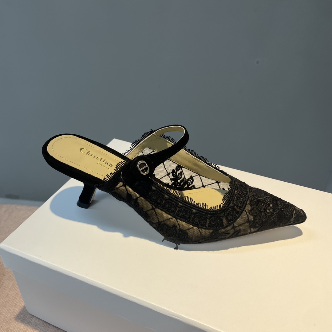 Dior Capture Heeled Mule - DopestKickz