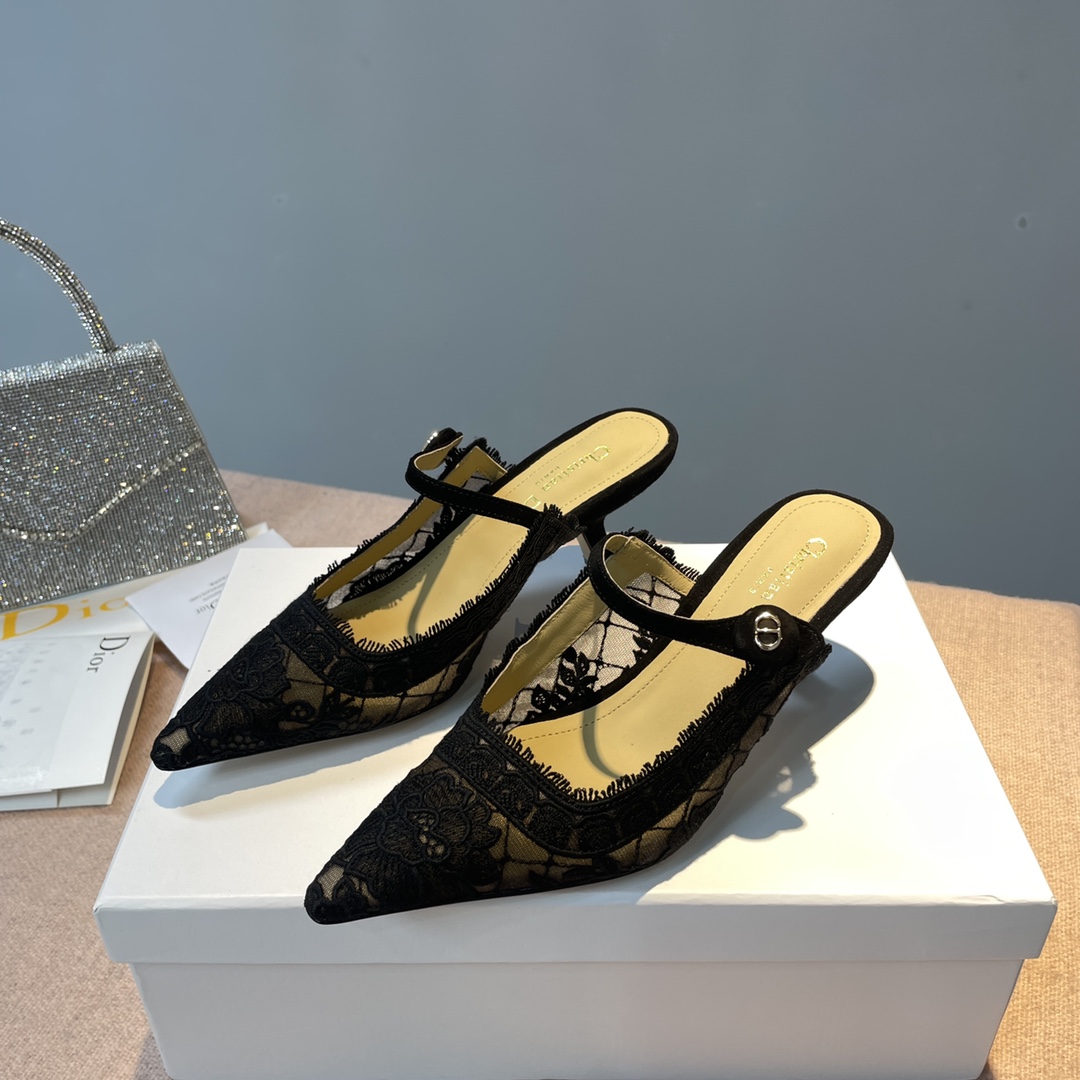 Dior Capture Heeled Mule - DopestKickz
