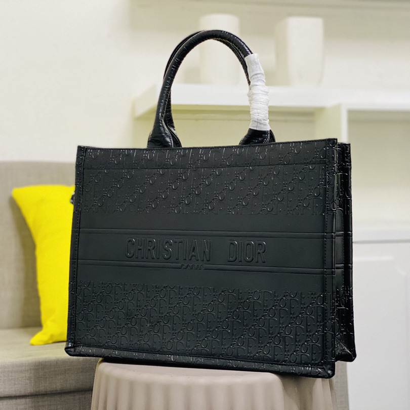 Dior Oblique Black Book Tote(42*16*32cm) - DopestKickz