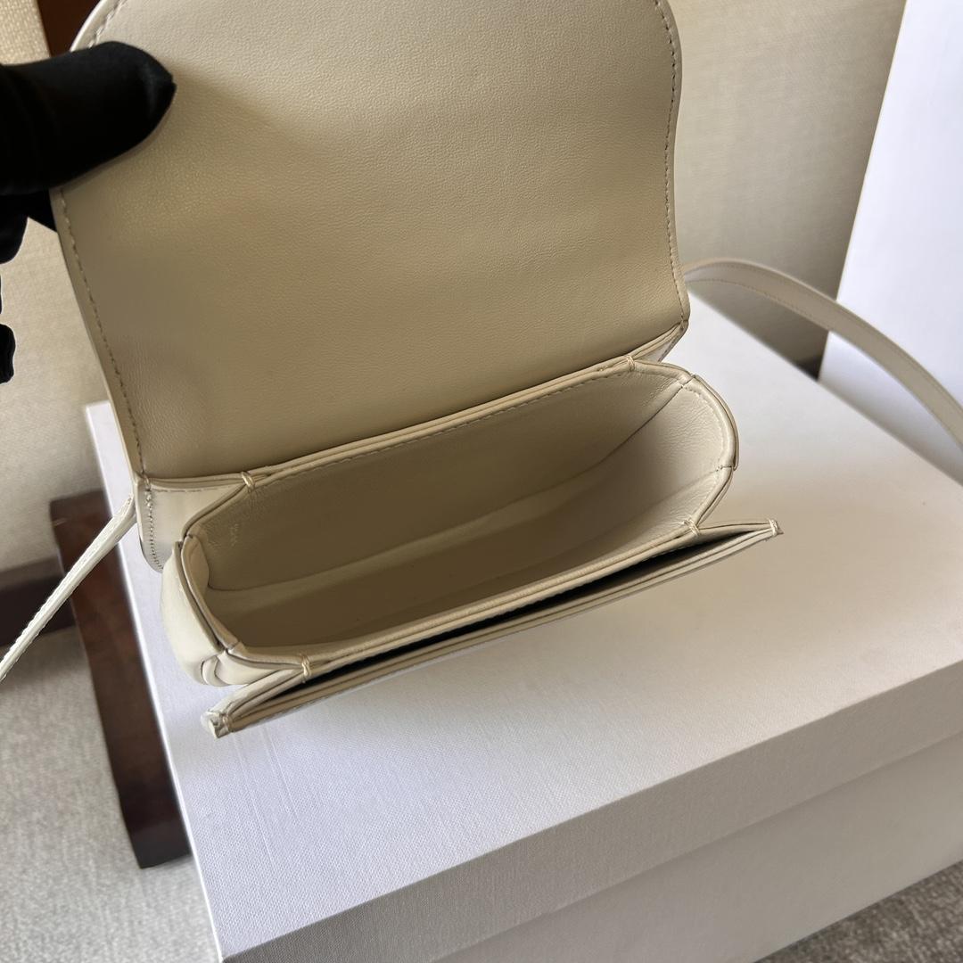 Celine Mini Besace Triomphe In Shiny Calfskin - DopestKickz