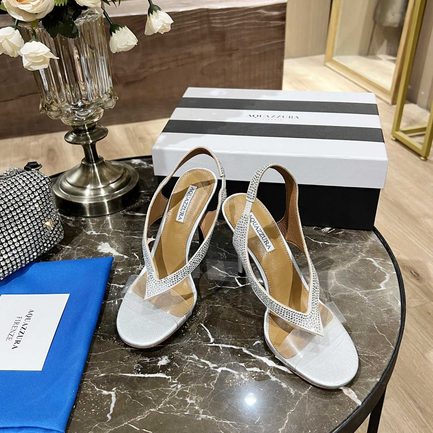 Aquazzura Izzy Plexi Sandal 105 - DopestKickz