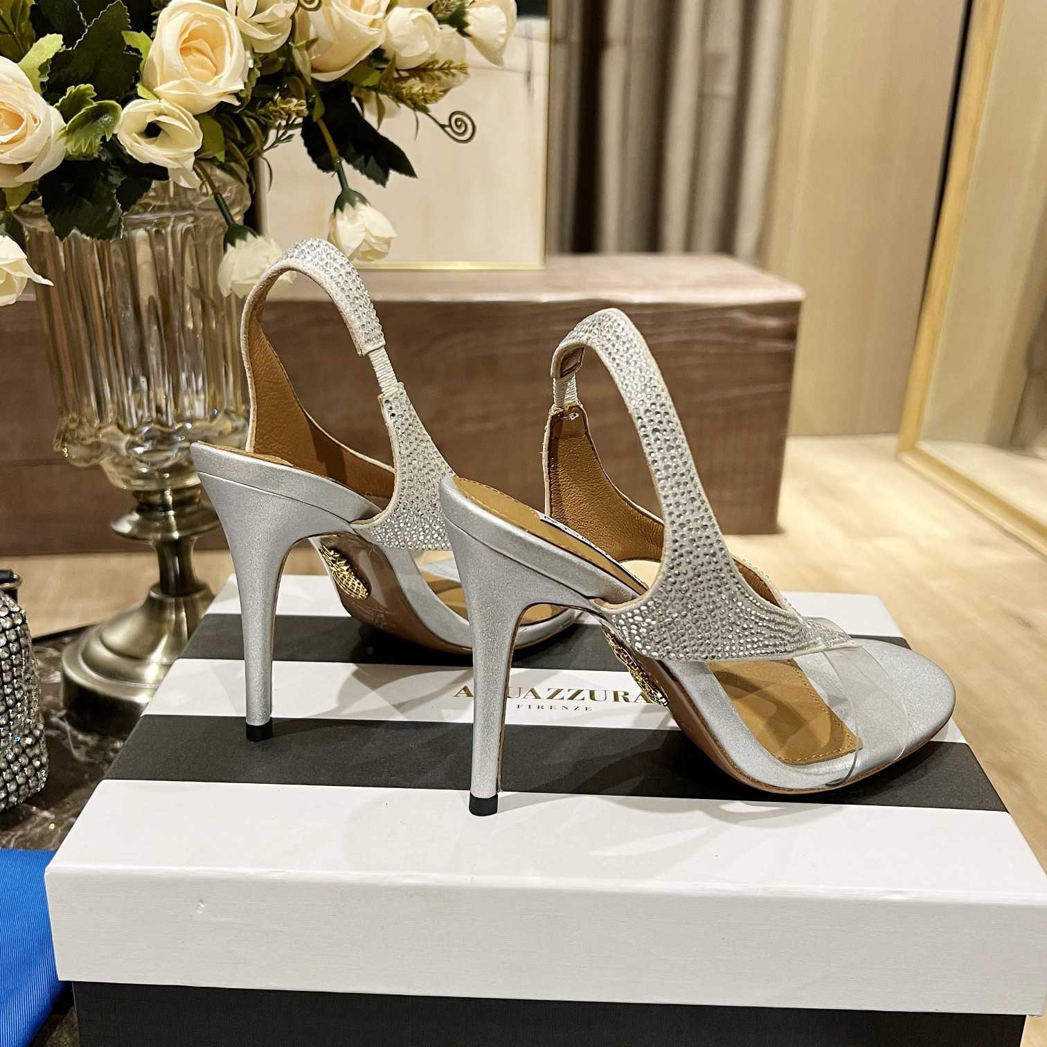 Aquazzura Izzy Plexi Sandal 105 - DopestKickz