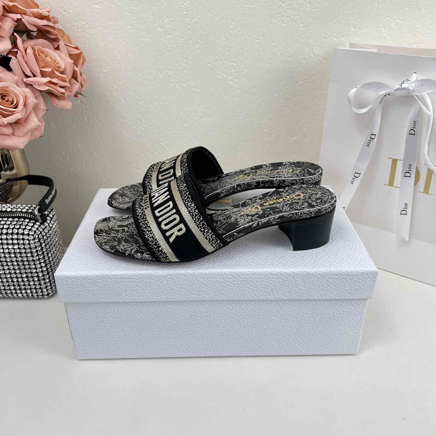 Dior Dway Heeled Slide - DopestKickz