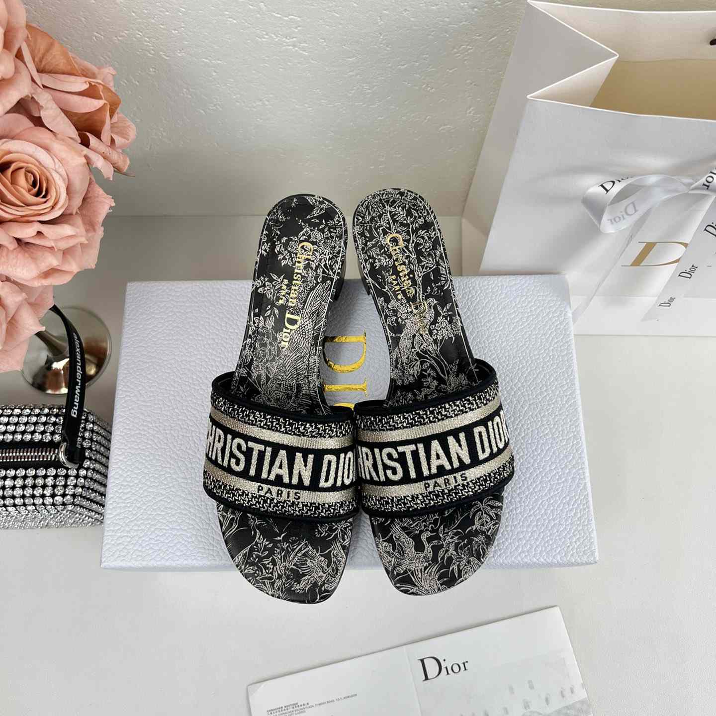 Dior Dway Heeled Slide - DopestKickz