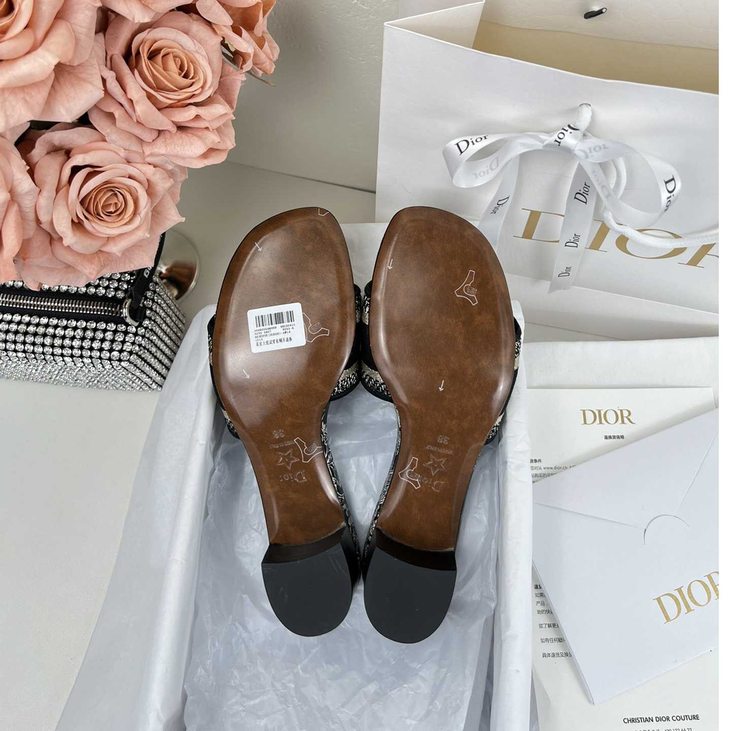 Dior Dway Heeled Slide - DopestKickz