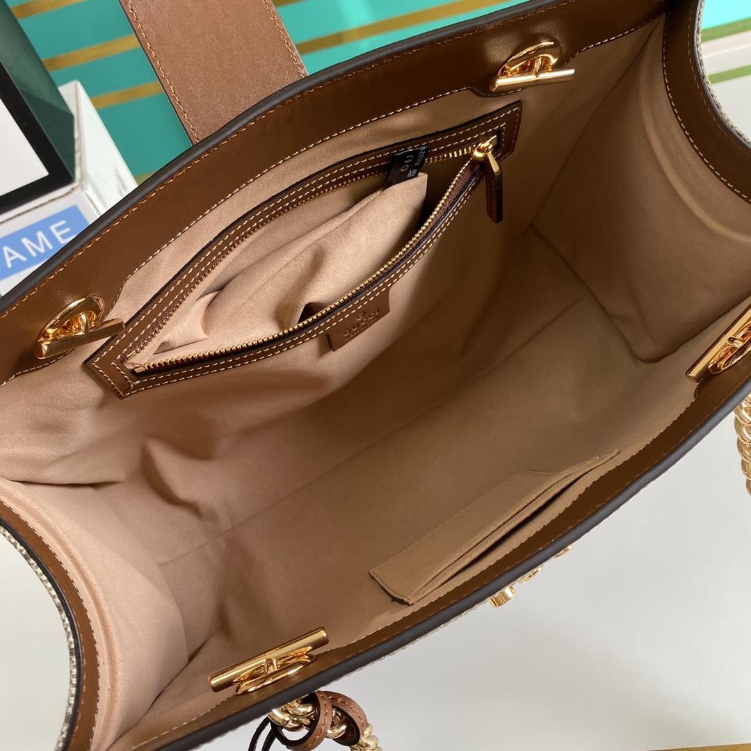 Gucci Padlock Medium GG Shoulder Bag(35-23.5-14cm) - DopestKickz
