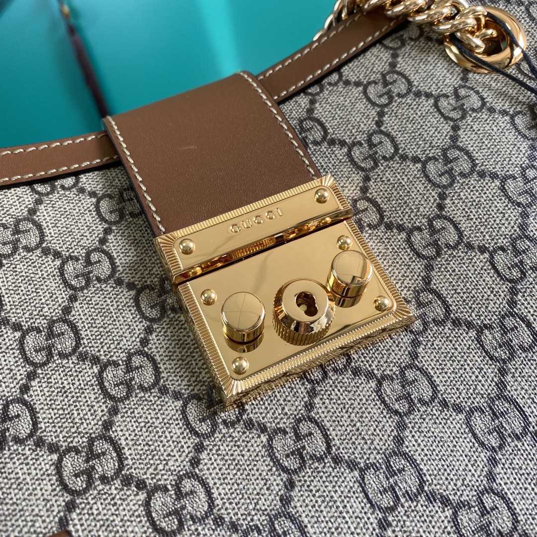Gucci Padlock Medium GG Shoulder Bag(35-23.5-14cm) - DopestKickz
