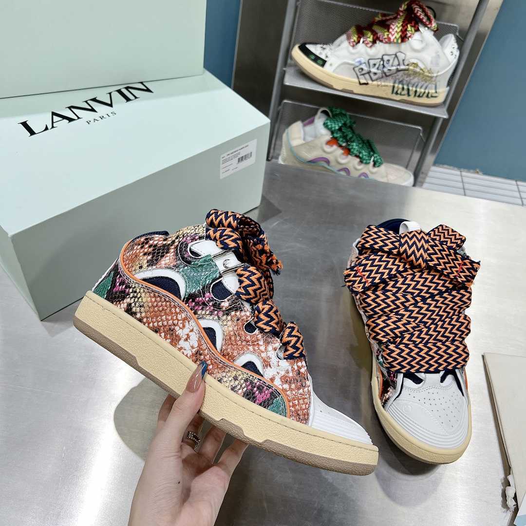 Lanvin Curb Low-Top Sneakers - DopestKickz