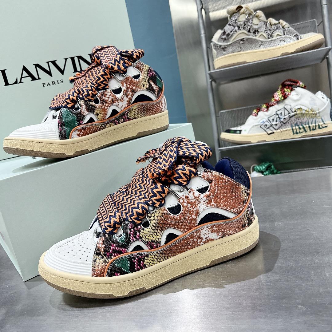 Lanvin Curb Low-Top Sneakers - DopestKickz