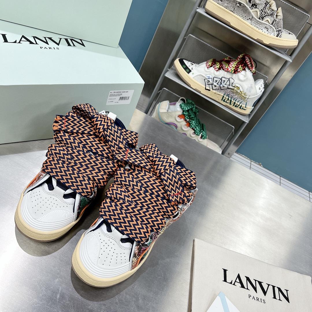 Lanvin Curb Low-Top Sneakers - DopestKickz