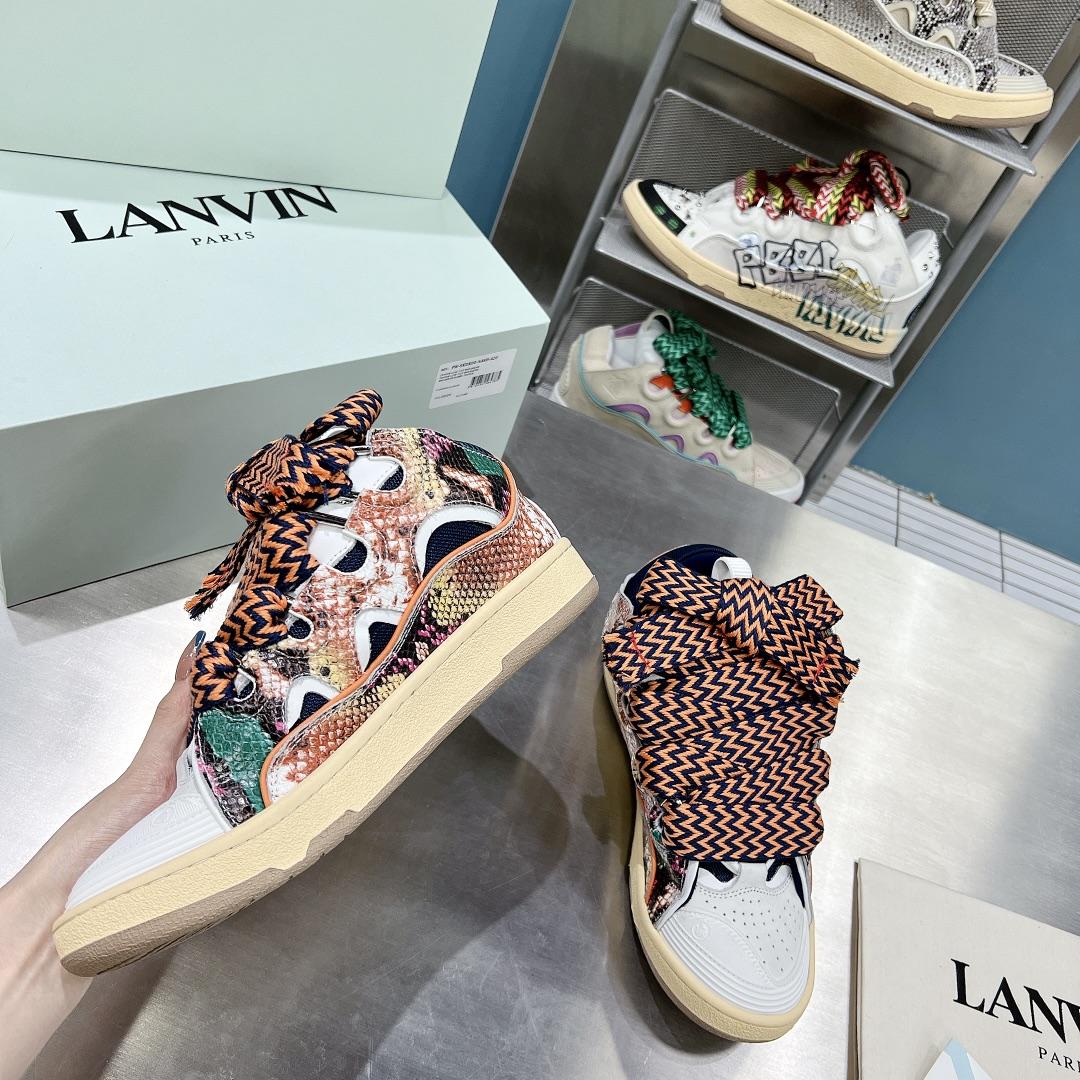 Lanvin Curb Low-Top Sneakers - DopestKickz