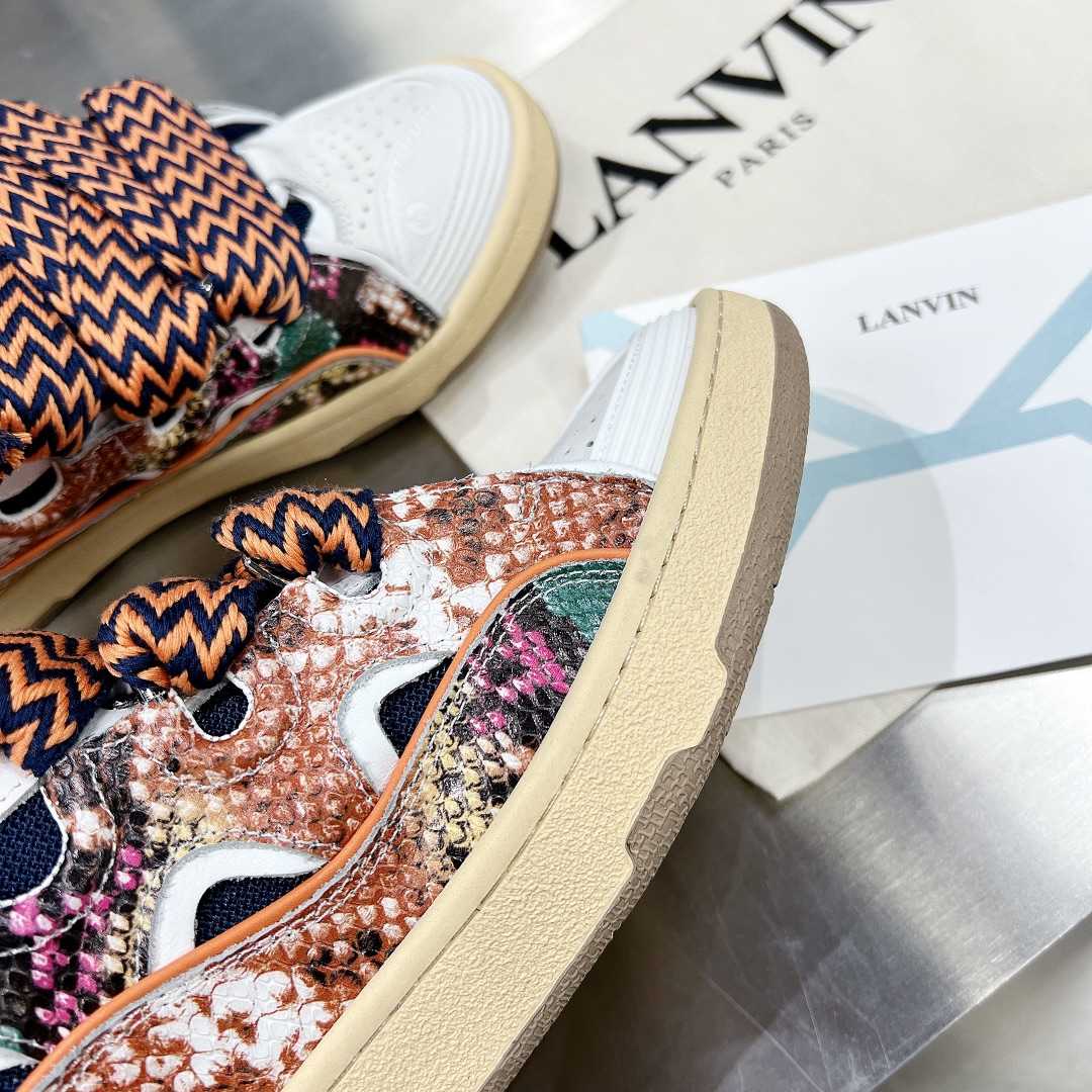 Lanvin Curb Low-Top Sneakers - DopestKickz