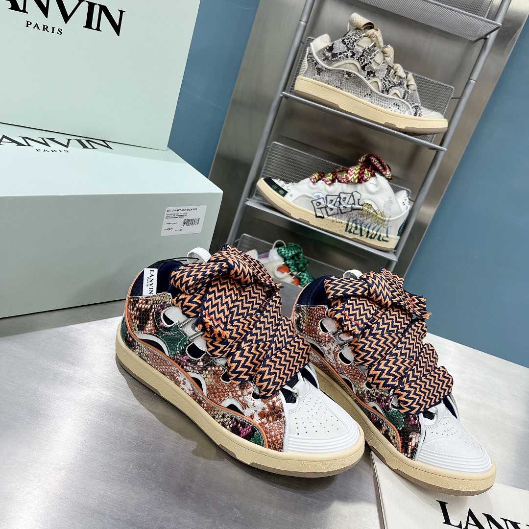 Lanvin Curb Low-Top Sneakers - DopestKickz