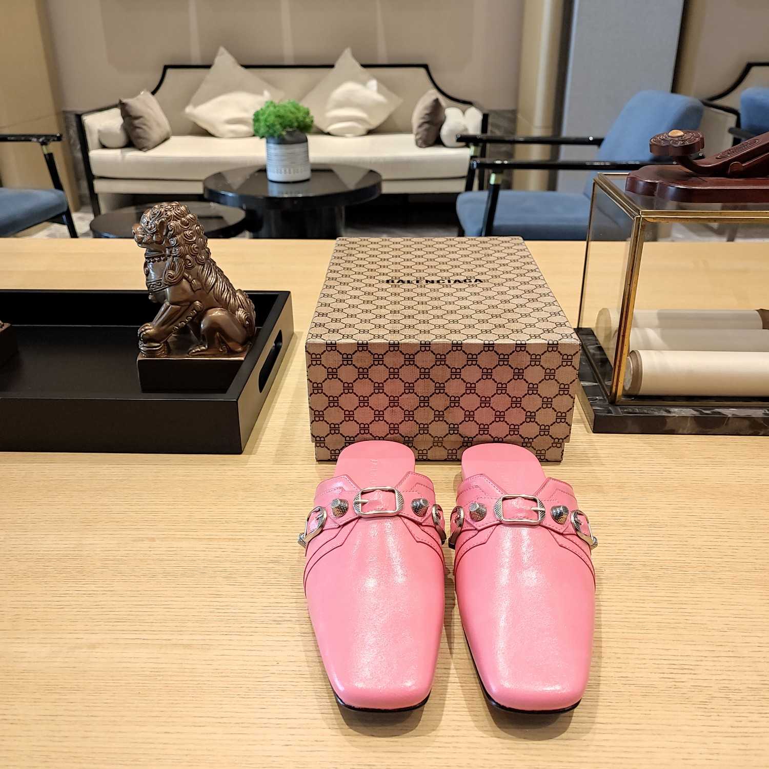 Balenciaga Women's Cosy Cagole Mule  - DopestKickz