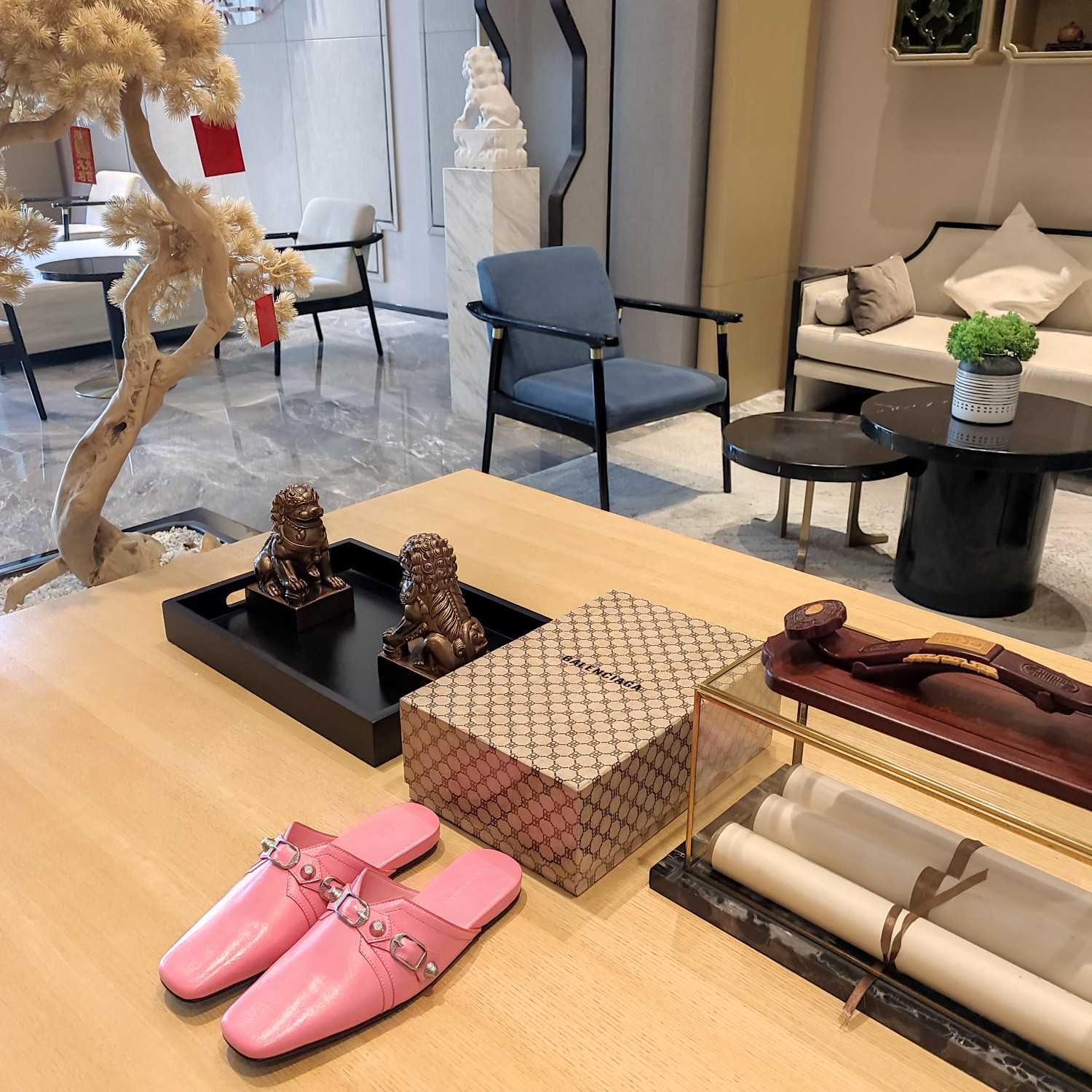 Balenciaga Women's Cosy Cagole Mule  - DopestKickz