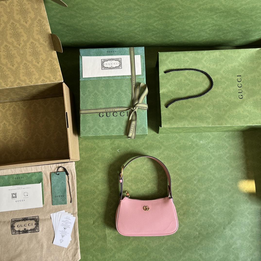 Gucci Aphrodite Shoulder Bag With Double G (21-12-4cm) - DopestKickz