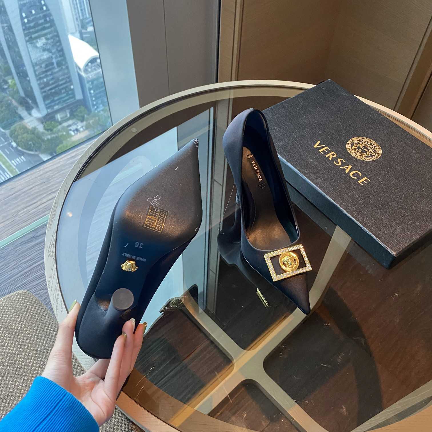 Versace Medusa Crystal Pumps - DopestKickz