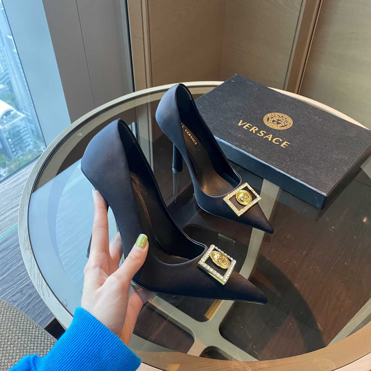 Versace Medusa Crystal Pumps - DopestKickz